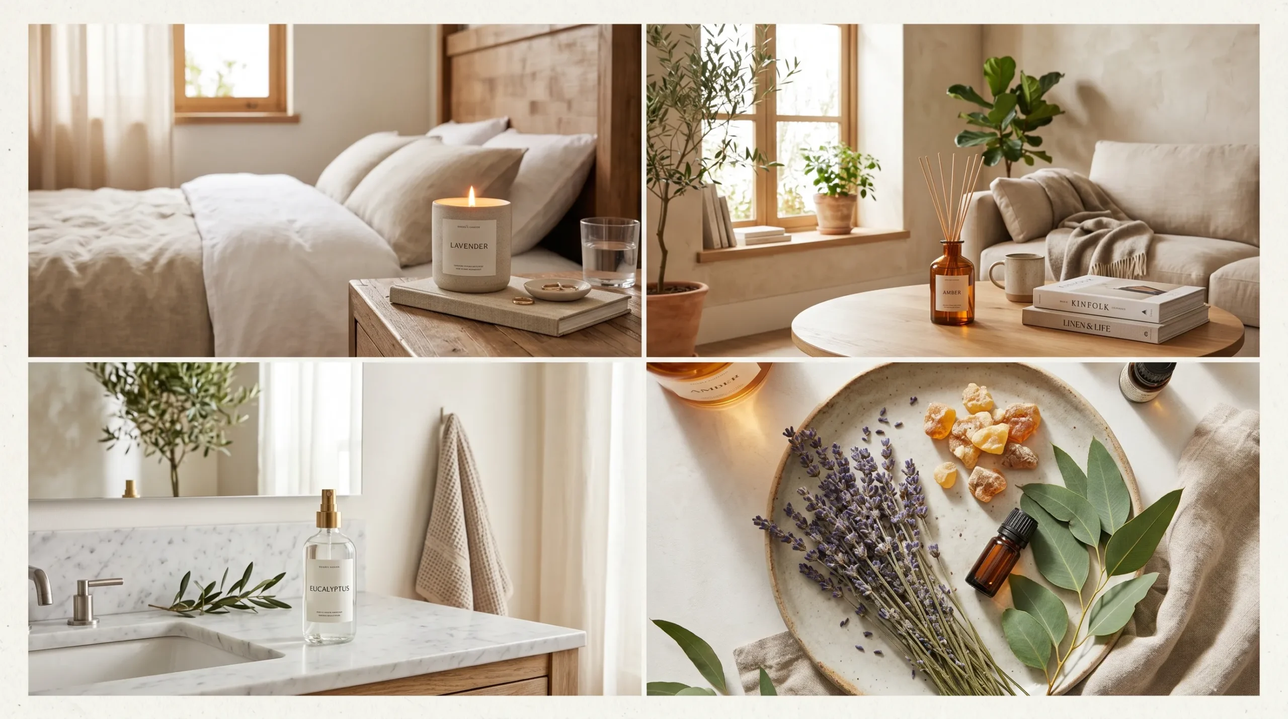 Aromas por estancia dormitorio salón baño cocina guía práctica hogar 2026