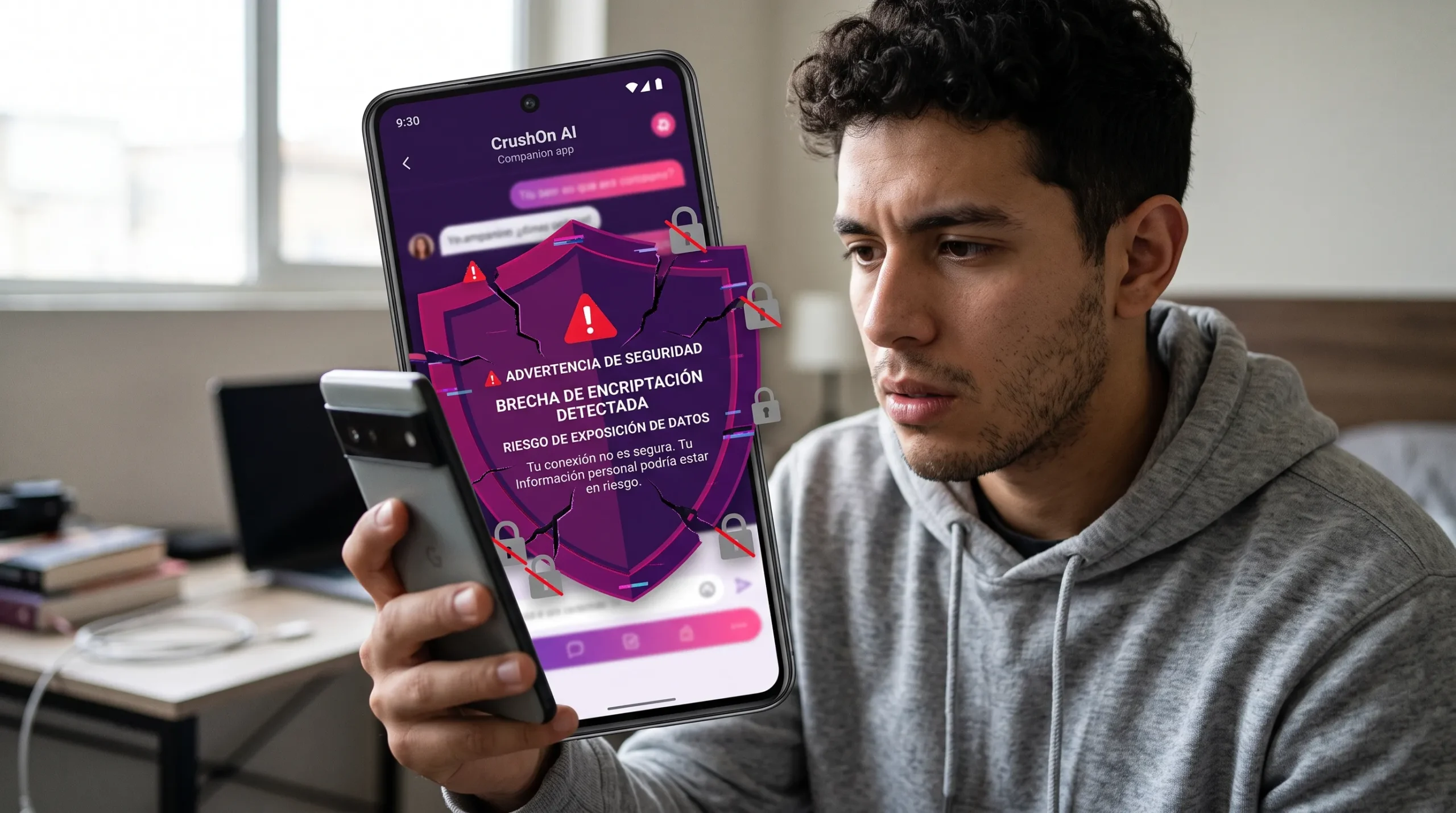 CrushOn AI cifrado y seguridad técnica — afirmaciones declaradas vs verificaciones independientes