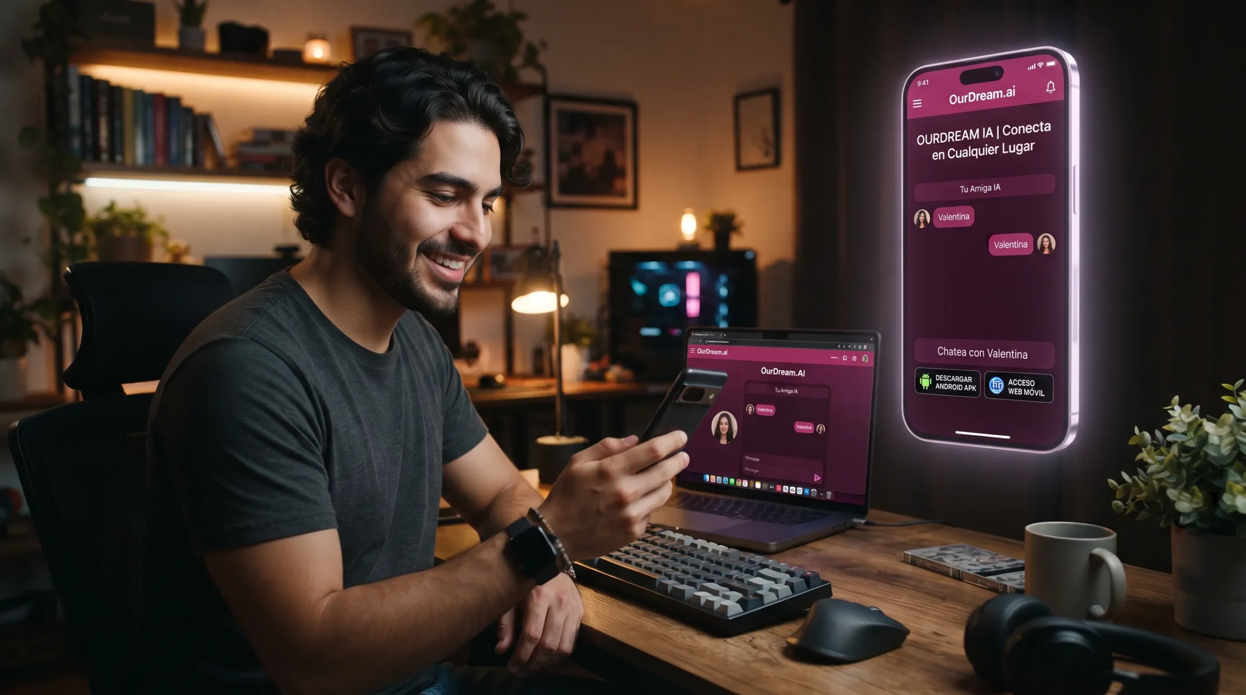 OurDream AI disponibilidad — acceso web APK oficial Android y experiencia en iOS vía navegador 2026